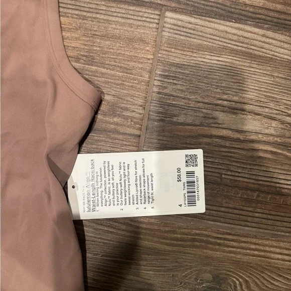 Lululemon Mauve Tank Top - Picture 4 of 4
